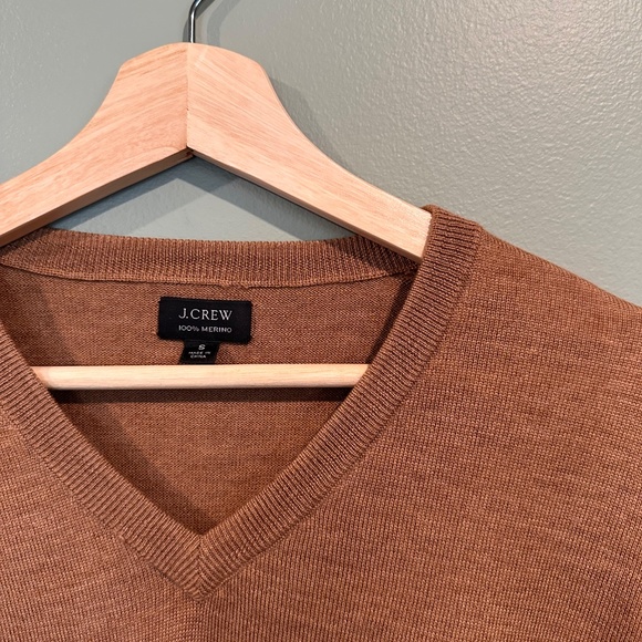 J. Crew Merino Wool V-Neck Sweater - Picture 2 of 3